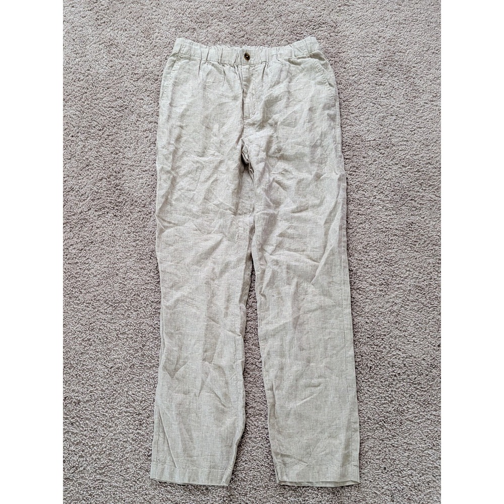 Quince 100% European Linen Pants Flax Mens Medium (Fits 30x31) NWT Pockets